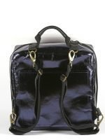 Business paper backpack blue