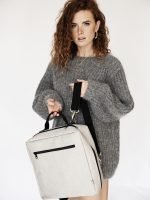 Business paper backpack Grey
