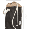 Skalbinių krepšys "Black" su šviesiomis detalėmis